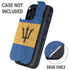 Barbados Flag Distressed Otterbox Defender iPhone Skin